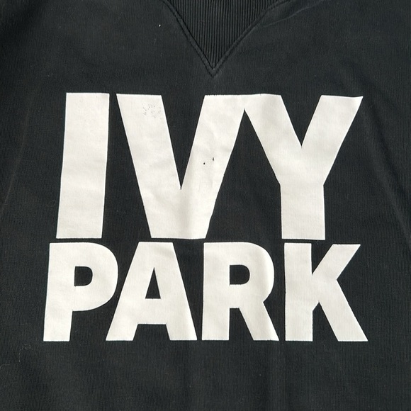 Ivy Park Logo Sweatshirt In Black, size Medium - Picture 8 of 11